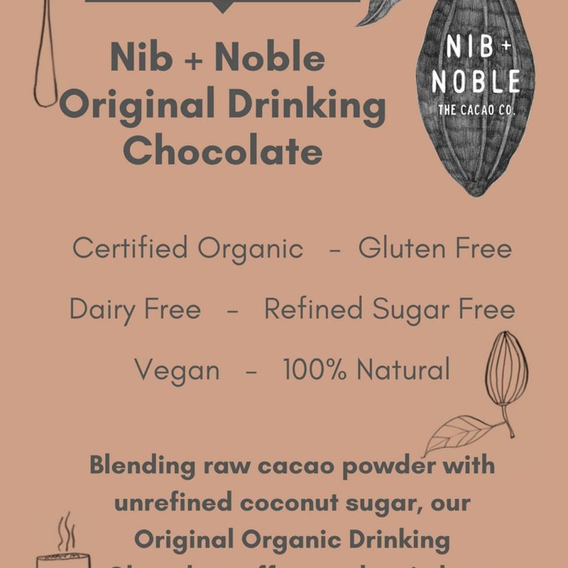 Nib & Noble: Original - Organic Drinking Chocolate - 200g