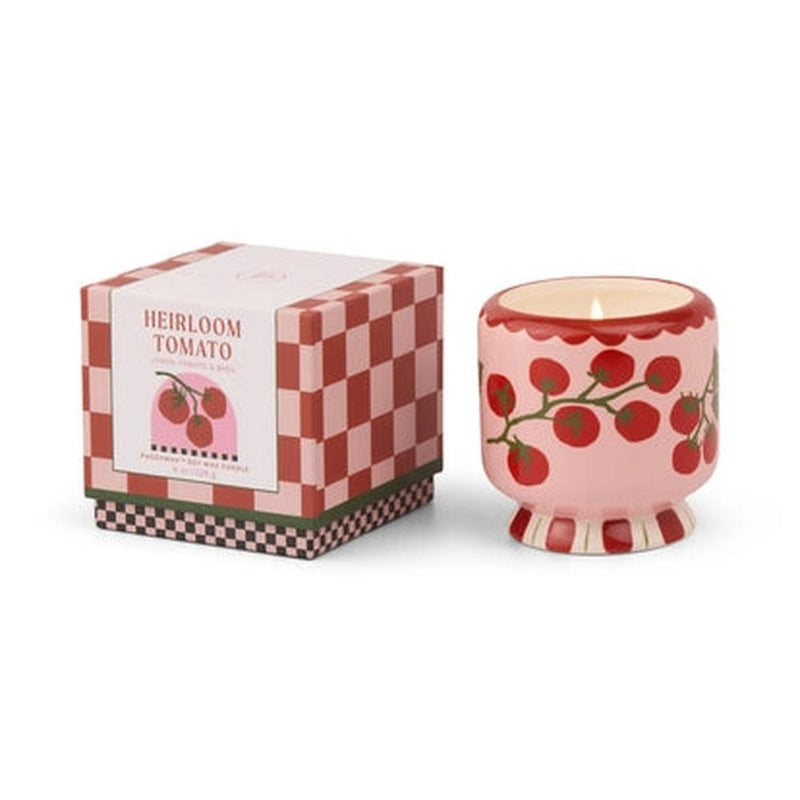 Paddywax: A Dopo Tomato Vine Ceramic Candle - Heirloom Tomato