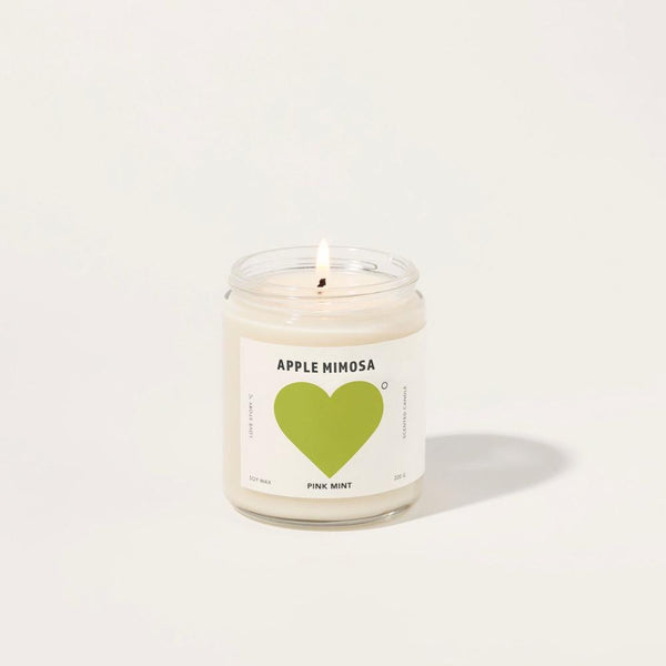 Pink Mint: Apple Mimosa Soy Candle