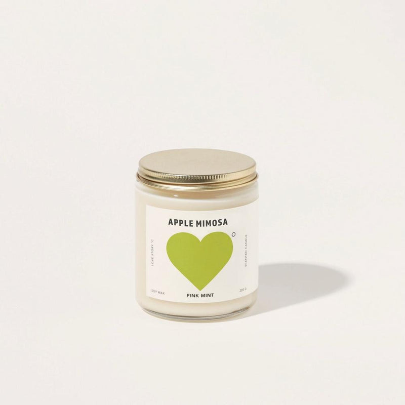 Pink Mint: Apple Mimosa Soy Candle