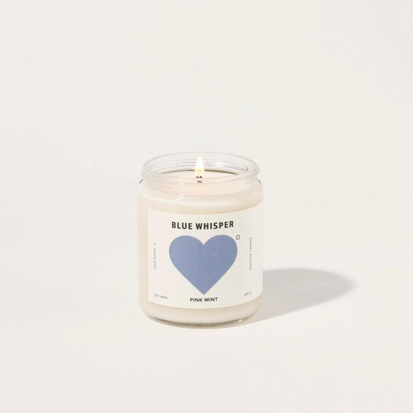 Pink Mint: Blue Whisper Soy Candle