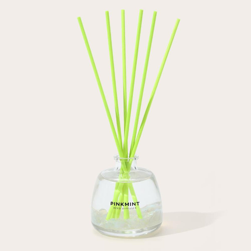 Pink Mint: Chandelier Reed Diffuser Crystal Infused