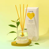 Pink Mint: Lemon Myrtle Reed Diffuser Crystal Infused