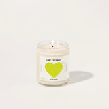 Pink Mint: Lime Coconut Soy Candle