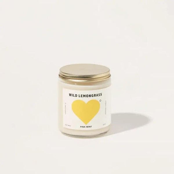 Pink Mint: Wild Lemongrass Soy Candle