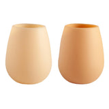 Porter Green: Fegg Unbreakable Silicone Tumblers - Wheat + Oat