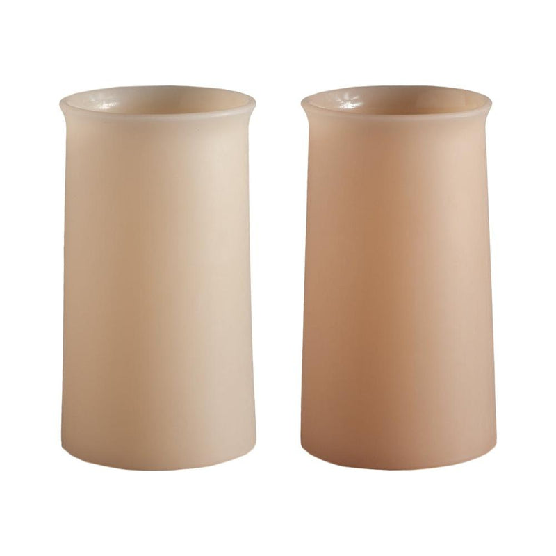 Porter Green: Stegg Unbreakable Silicone Highball Glasses - Wheat + Oat