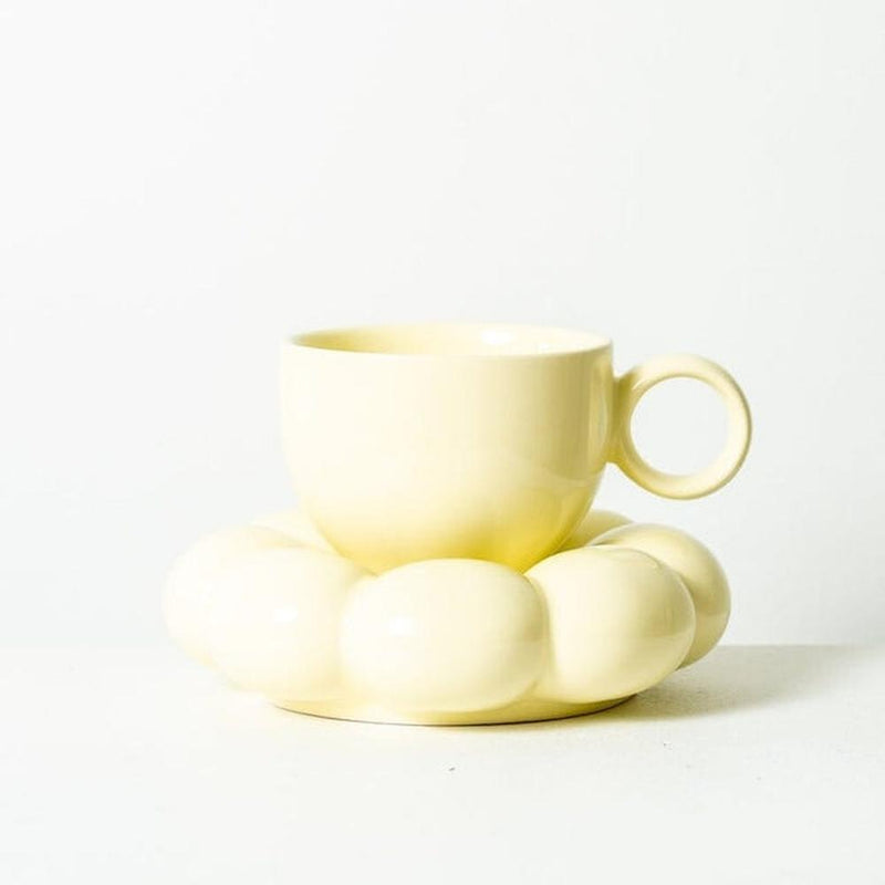 Sage & Cooper: Lottie Mug & Saucer - Yellow