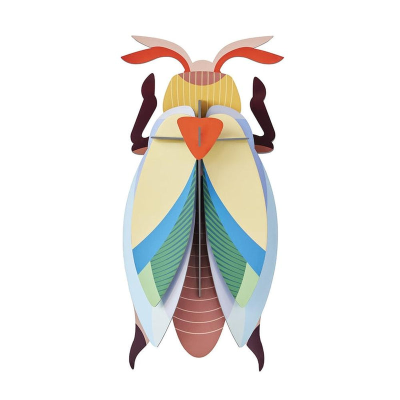 Studio Roof: Wall Art Beetles (A4) - Lunar Jewel Beetle