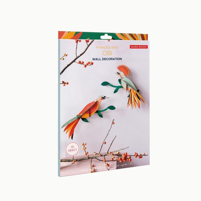 Studio Roof: Wall Art Paradise Birds (B5) - Obi