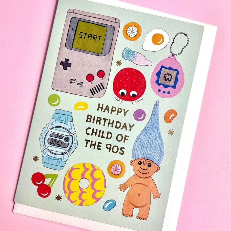 Sunpatch Society: 90s Baby Birthday Card