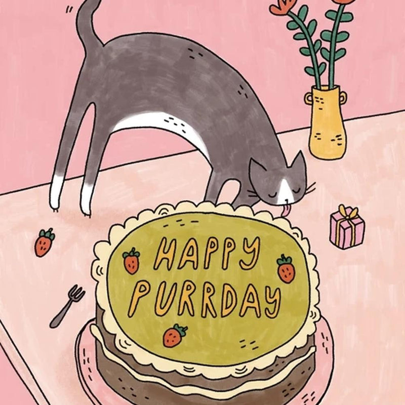 Sunpatch Society: Birthday Card - Happy Purrday