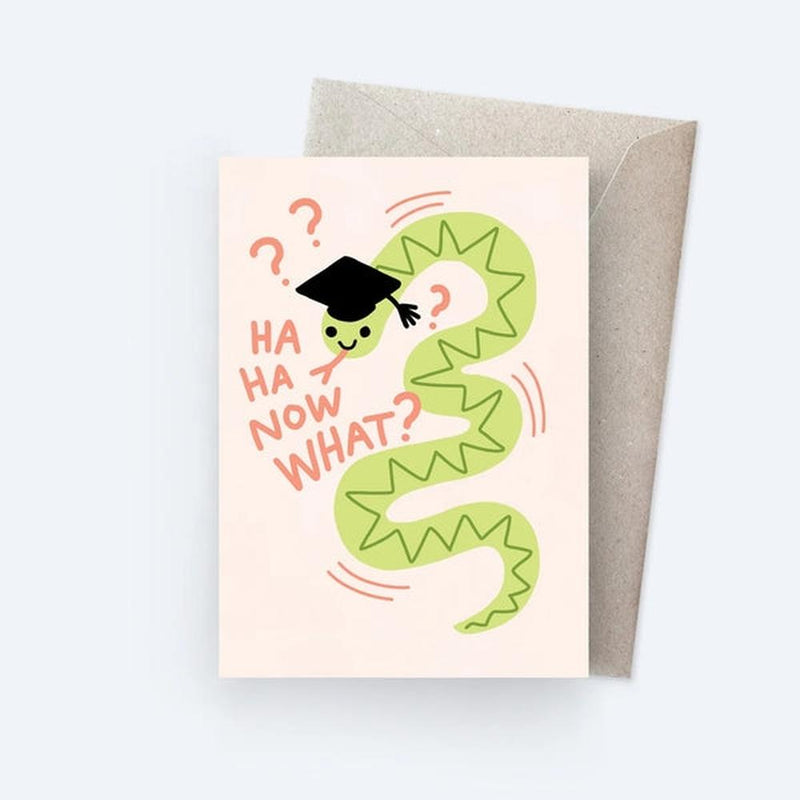 Sunpatch Society: Greeting Card - Graduation Ha Ha Now What