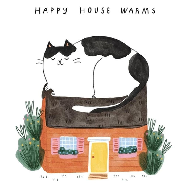 Sunpatch Society: Greeting Card - Happy House Warms Cat