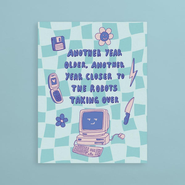 Sunpatch Society: Greeting Card - Robot Takeover Birthday