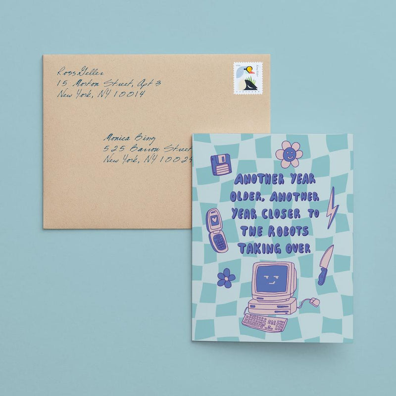 Sunpatch Society: Greeting Card - Robot Takeover Birthday