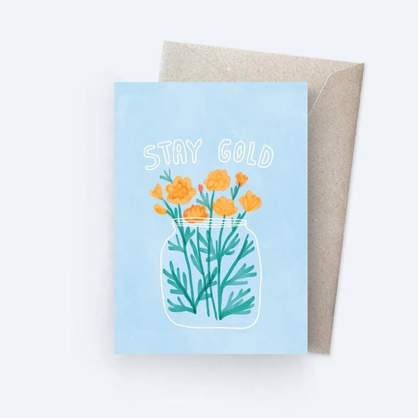 Sunpatch Society: Greeting Card - Stay Gold