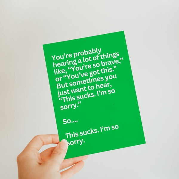 Sunpatch Society: Greeting Card - This Sucks