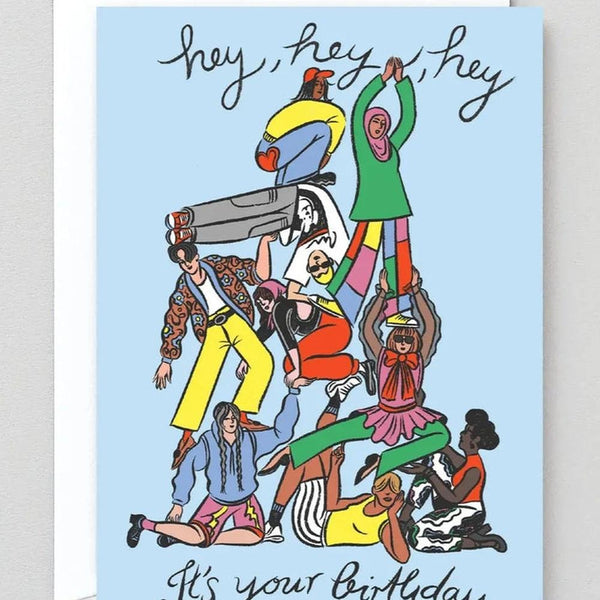 Wrap: Hey Hey Hey Its Your Birthday Greetings Card