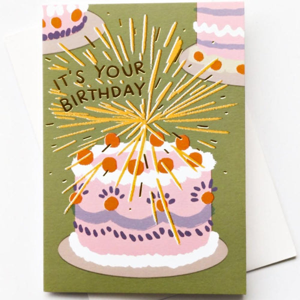 Wrap: Its Your Birthday Foiled Greetings Card