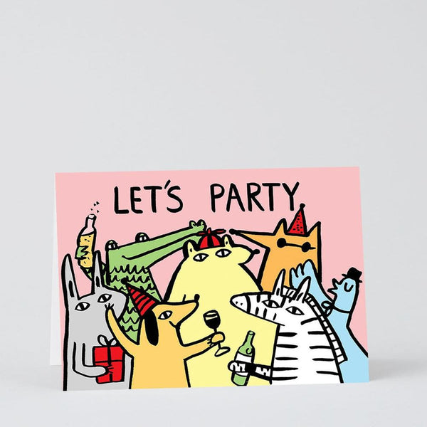 Wrap: Lets Party Greetings Card