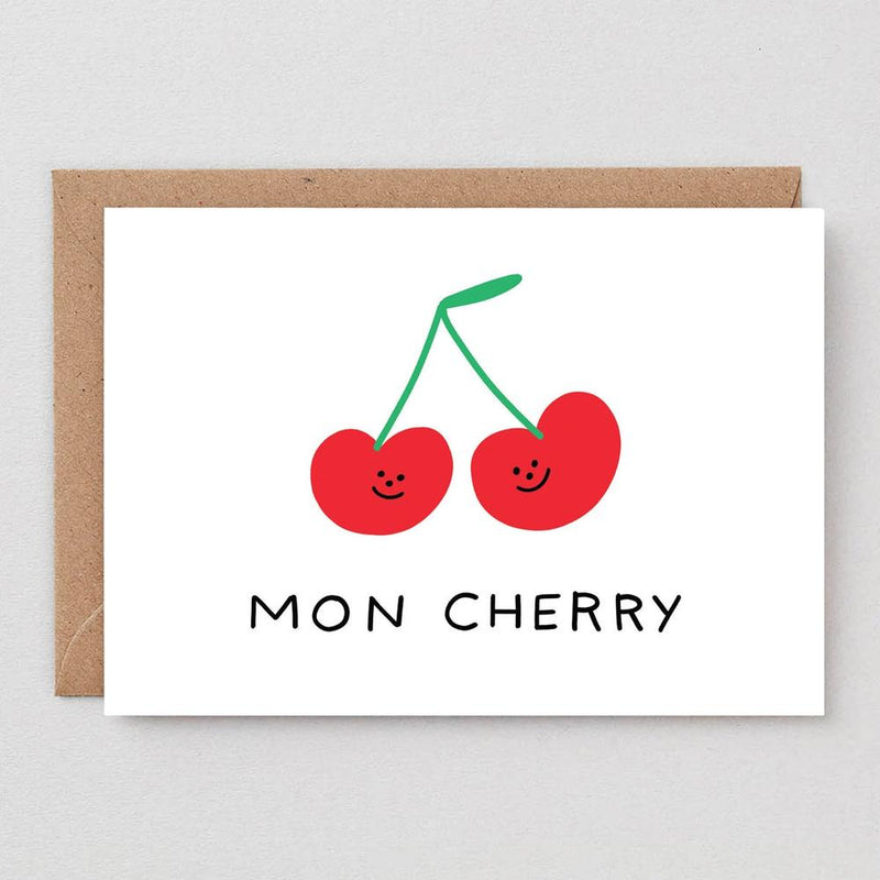 Wrap: Mon Cherry Greetings Card