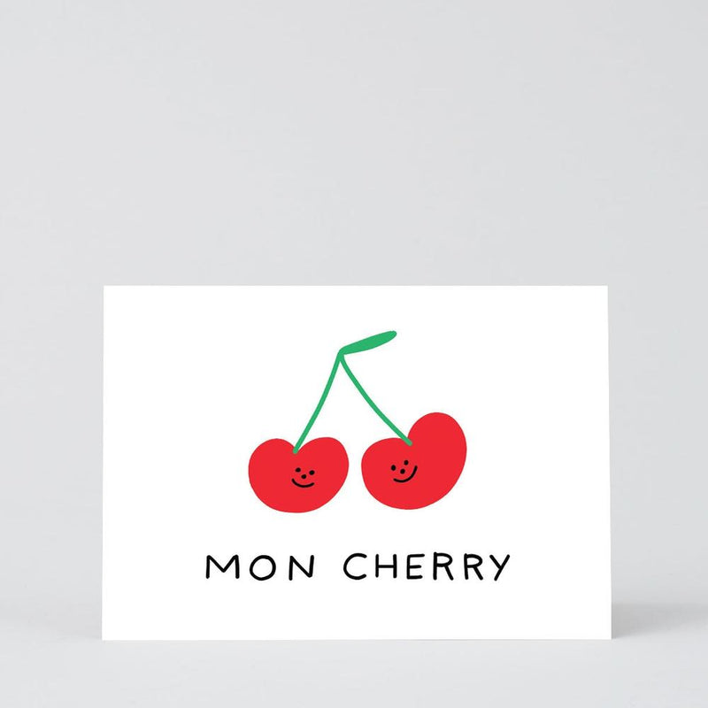 Wrap: Mon Cherry Greetings Card