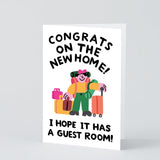 Wrap: New Home With A Guest Room Greetings Card