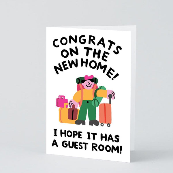 Wrap: New Home With A Guest Room Greetings Card