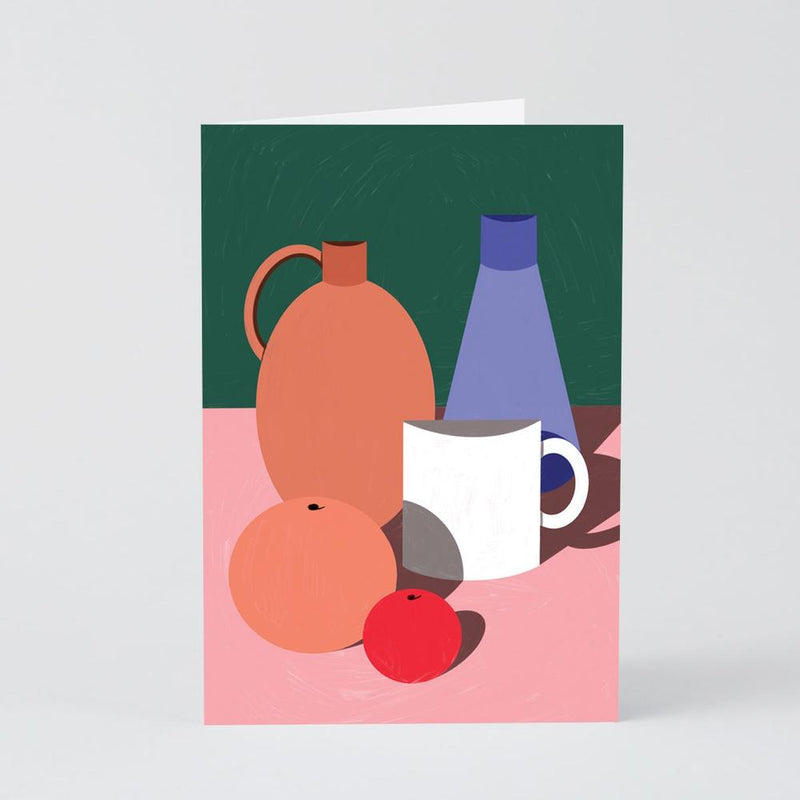 Wrap: Objects & Oranges Art Card