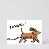 Wrap: Thanks Sausages Greetings Card