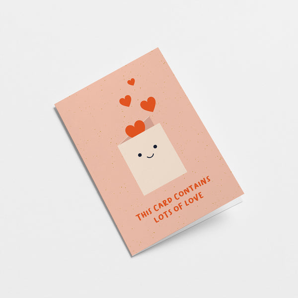 Graphic Factory: Love Card - This Contains Lots Of Love