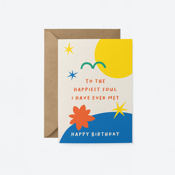 Graphic Factory: Birthday Card - Happiest Soul