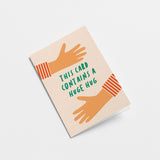 Graphic Factory: Greeting Card - This Contains A Huge Hug