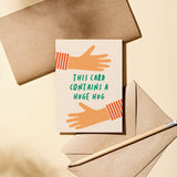 Graphic Factory: Greeting Card - This Contains A Huge Hug