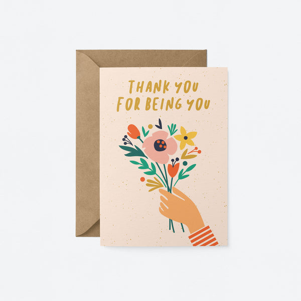 Graphic Factory: Greeting Card - Thank You For Being You