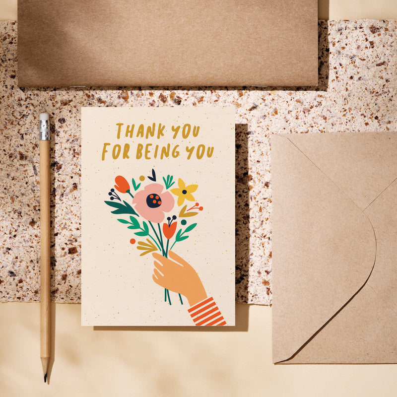 Graphic Factory: Greeting Card - Thank You For Being You