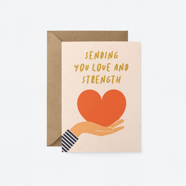 Graphic Factory: Greeting Card - Sending You Love And Strength