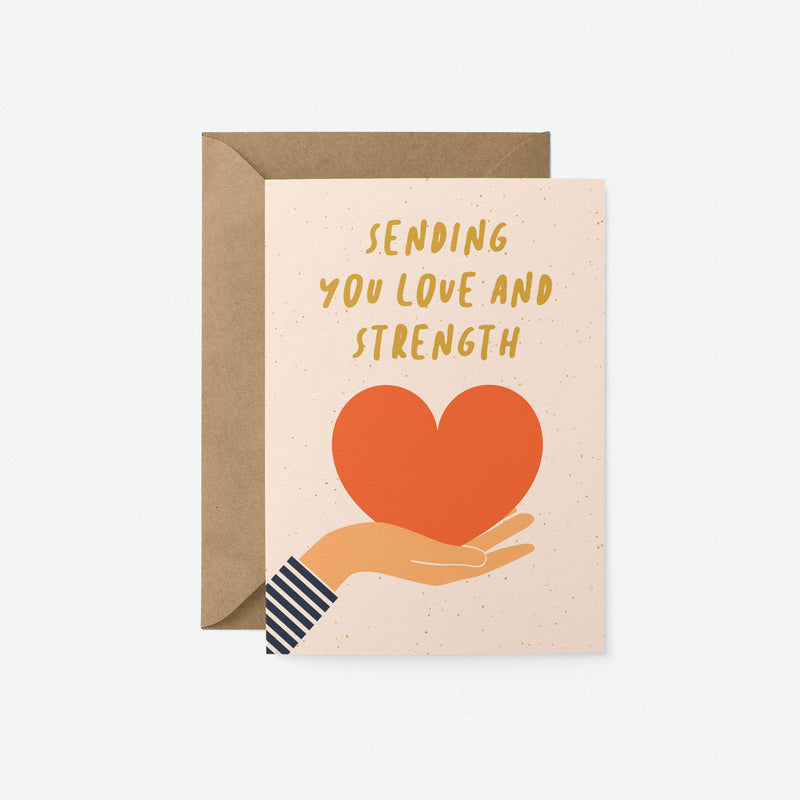 Graphic Factory: Greeting Card - Sending You Love And Strength