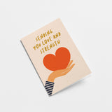 Graphic Factory: Greeting Card - Sending You Love And Strength