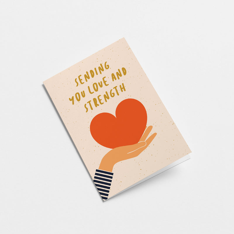 Graphic Factory: Greeting Card - Sending You Love And Strength