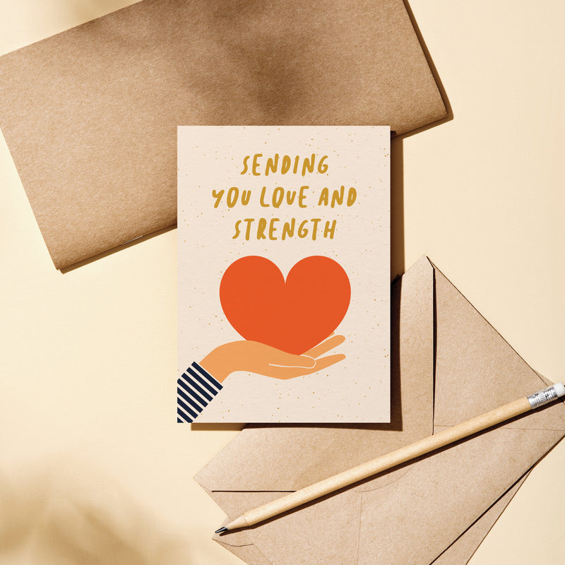 Graphic Factory: Greeting Card - Sending You Love And Strength