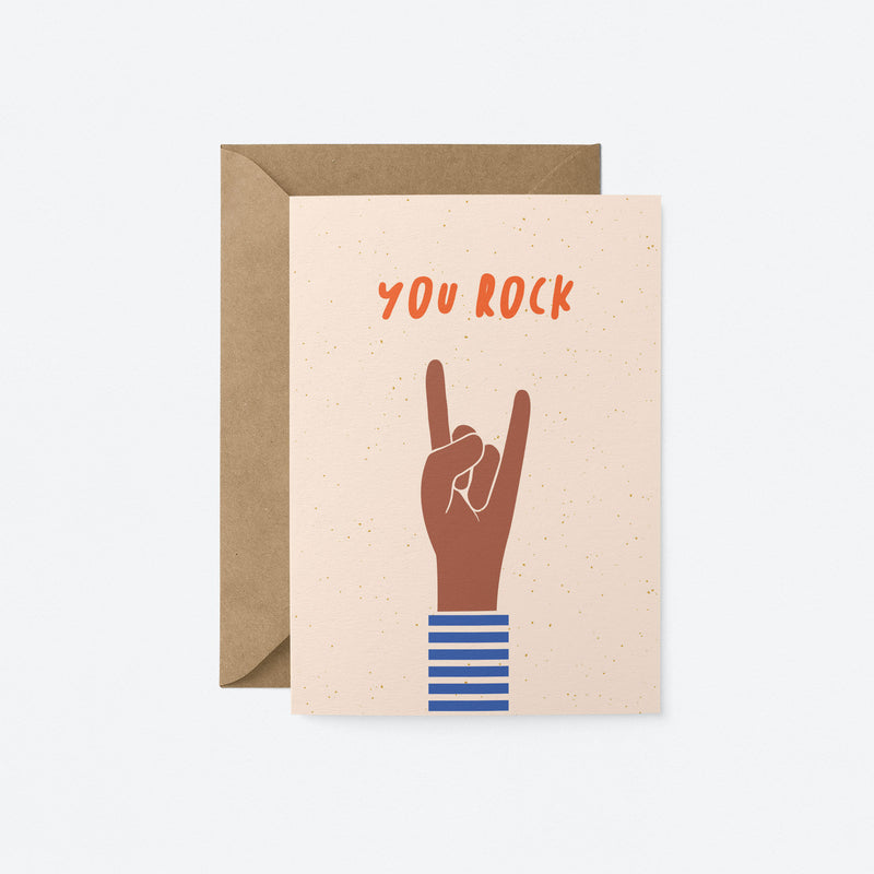 Graphic Factory: Greeting Card - You Rock