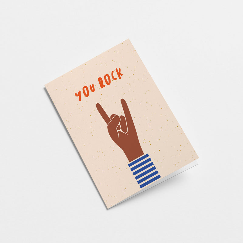 Graphic Factory: Greeting Card - You Rock