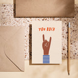 Graphic Factory: Greeting Card - You Rock