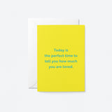 Graphic Factory: Greeting Card - Today Is The Perfect Time