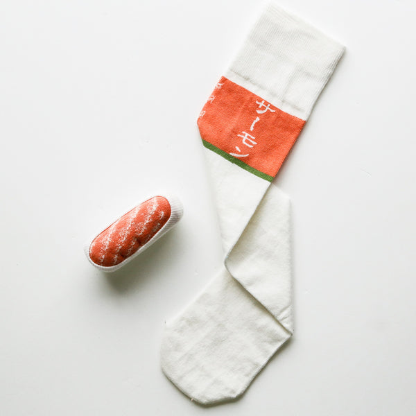 Short Story: Sushi Socks - Salmon