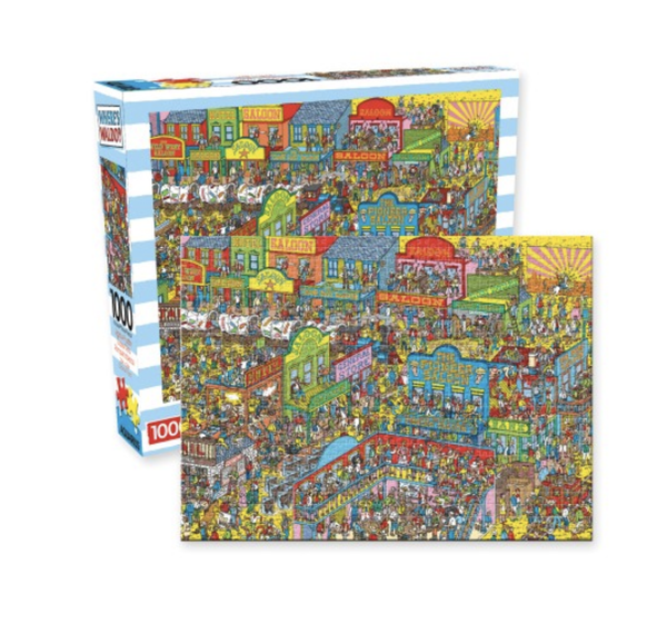 Aquarius: Puzzle - Where's Waldo Wild Wild West (1000pc)